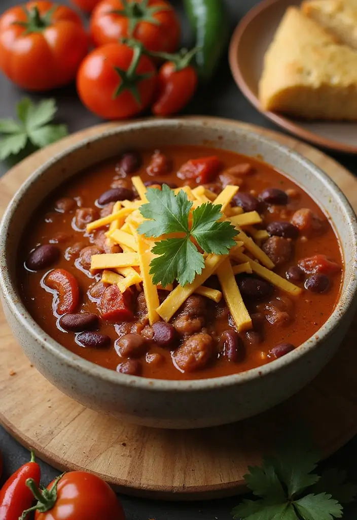 25 Budget Friendly Make Ahead Freezer Meal Recipes - 2. Classic Beef Chili
