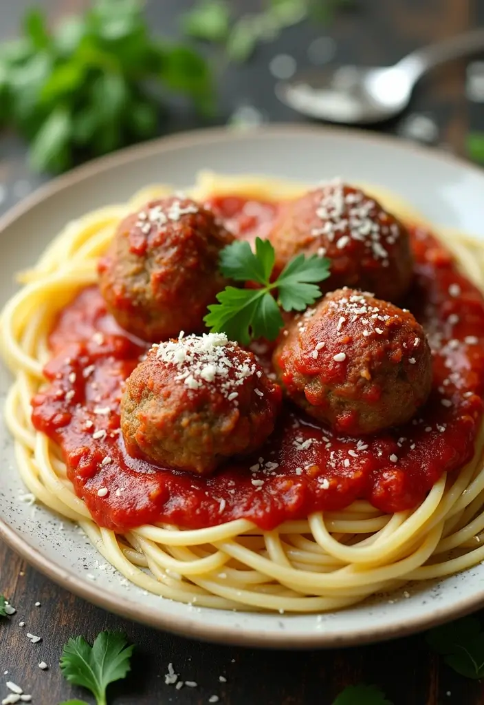 25 Budget Friendly Make Ahead Freezer Meal Recipes - 4. Slow Cooker Italian Meatballs