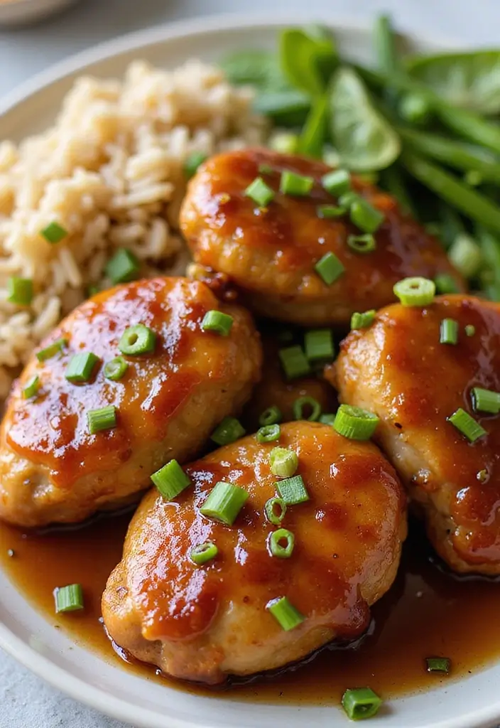 25 Budget Friendly Make Ahead Freezer Meal Recipes - 6. Honey Garlic Chicken Thighs