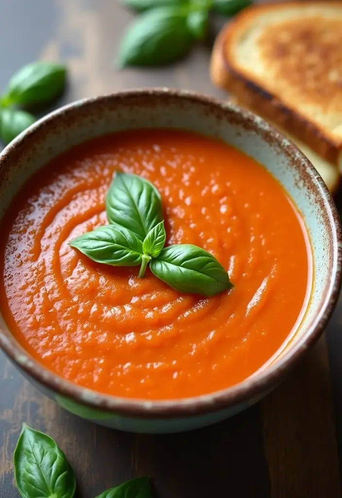 25 Budget Friendly Make Ahead Freezer Meal Recipes - 8. Creamy Tomato Basil Soup