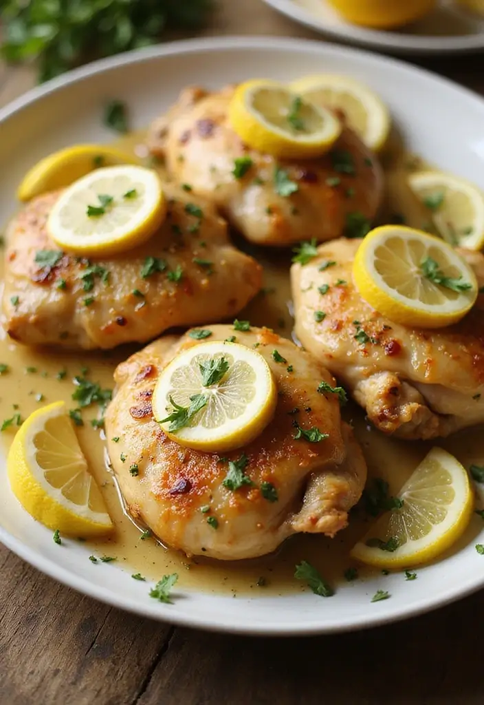 25 Chicken Thigh Freezer Meal Recipes That Are Juicy and Flavorful - 1. Lemon Garlic Chicken Thighs