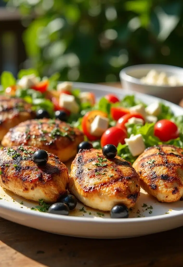 25 Chicken Thigh Freezer Meal Recipes That Are Juicy and Flavorful - 21. Grilled Mediterranean Chicken Thighs