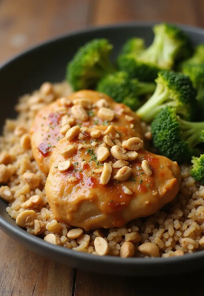 25 Chicken Thigh Freezer Meal Recipes That Are Juicy and Flavorful - 24. Peanut Butter Chicken Thighs