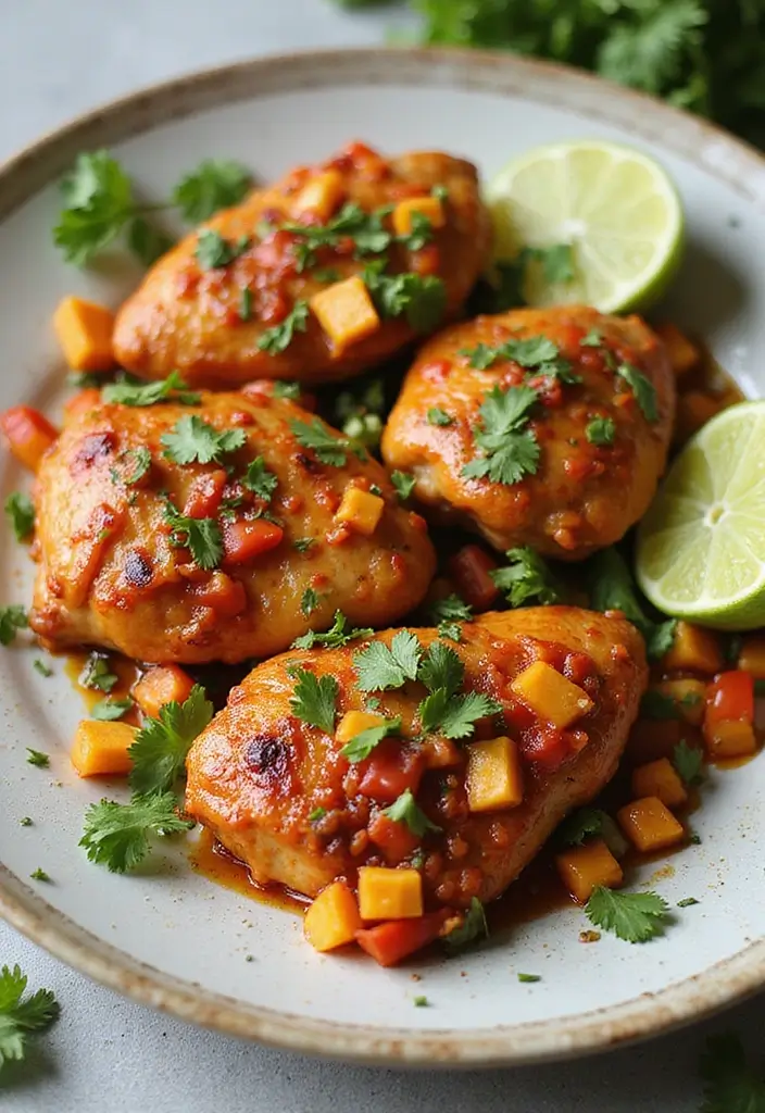 25 Chicken Thigh Freezer Meal Recipes That Are Juicy and Flavorful - 7. Southwest Chipotle Chicken Thighs