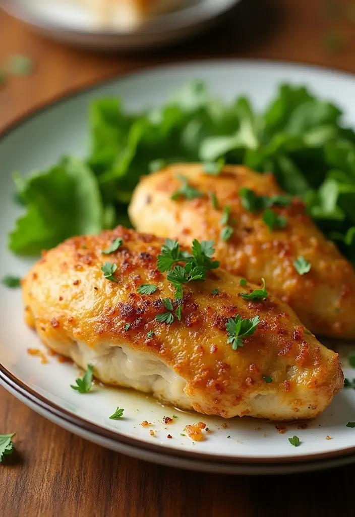 25 Chicken Thigh Freezer Meal Recipes That Are Juicy and Flavorful - 9. Garlic Parmesan Chicken Thighs