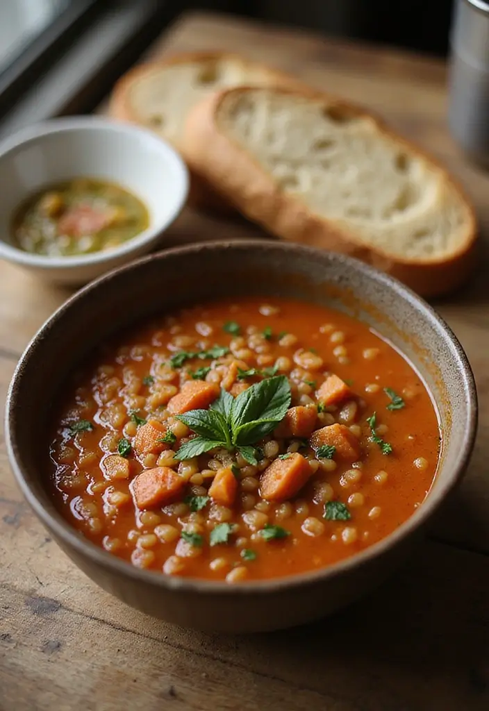 25 Five Ingredient Freezer Meal Recipes You’ll Want to Try 14 25 Five Ingredient Freezer Meal Recipes You’ll Want to Try - 14. Mediterranean Lentil Soup