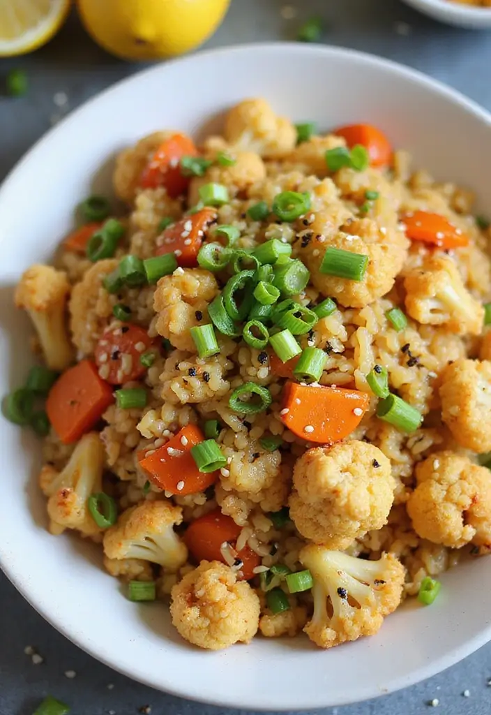 25 Five Ingredient Freezer Meal Recipes You’ll Want to Try 15 25 Five Ingredient Freezer Meal Recipes You’ll Want to Try - 15. Cauliflower Fried Rice