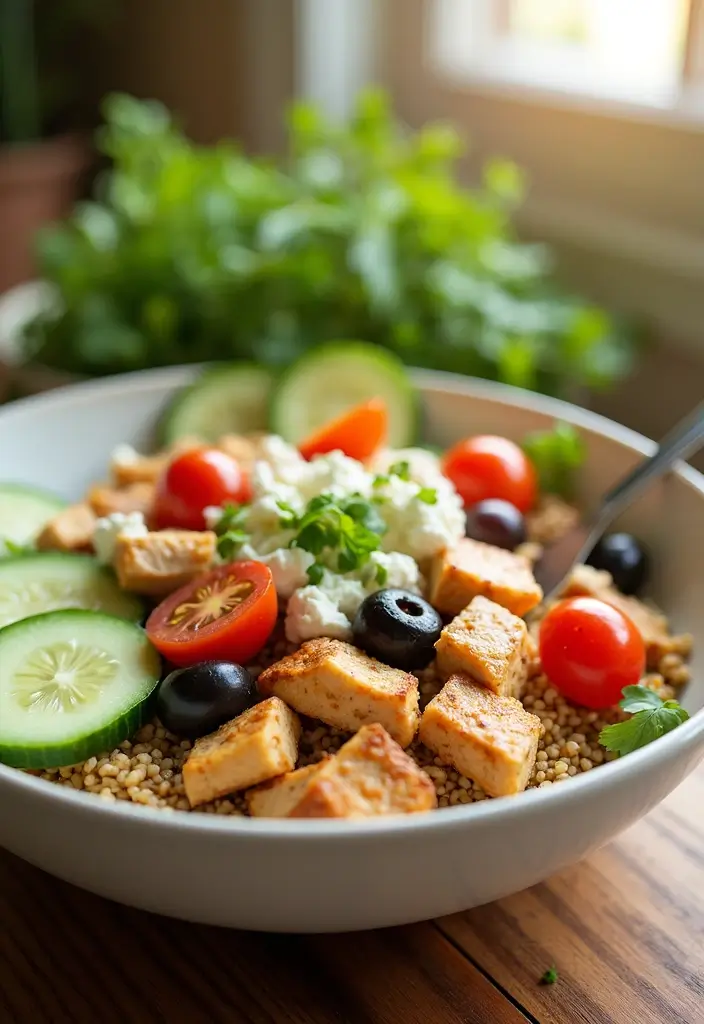 25 Five Ingredient Freezer Meal Recipes You’ll Want to Try 17 25 Five Ingredient Freezer Meal Recipes You’ll Want to Try - 17. Savory Greek Chicken Bowls