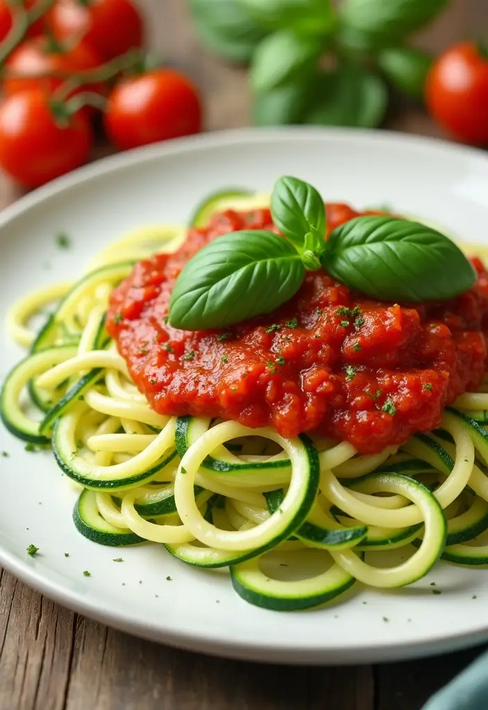 25 Five Ingredient Freezer Meal Recipes You’ll Want to Try 18 25 Five Ingredient Freezer Meal Recipes You’ll Want to Try - 18. Zucchini Noodles with Marinara