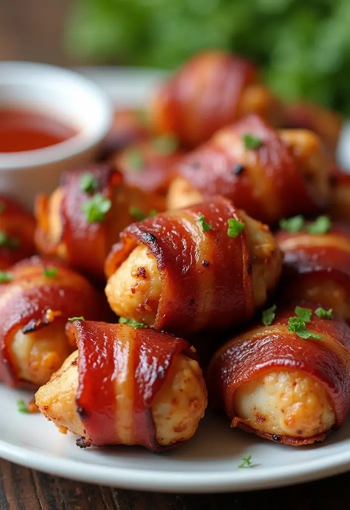 25 Five Ingredient Freezer Meal Recipes You’ll Want to Try 20 25 Five Ingredient Freezer Meal Recipes You’ll Want to Try - 20. Bacon Wrapped Chicken Bites