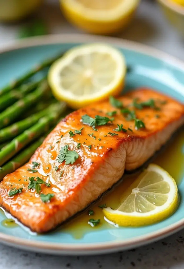 25 Five Ingredient Freezer Meal Recipes You’ll Want to Try 5 25 Five Ingredient Freezer Meal Recipes You’ll Want to Try - 5. Honey Mustard Glazed Salmon