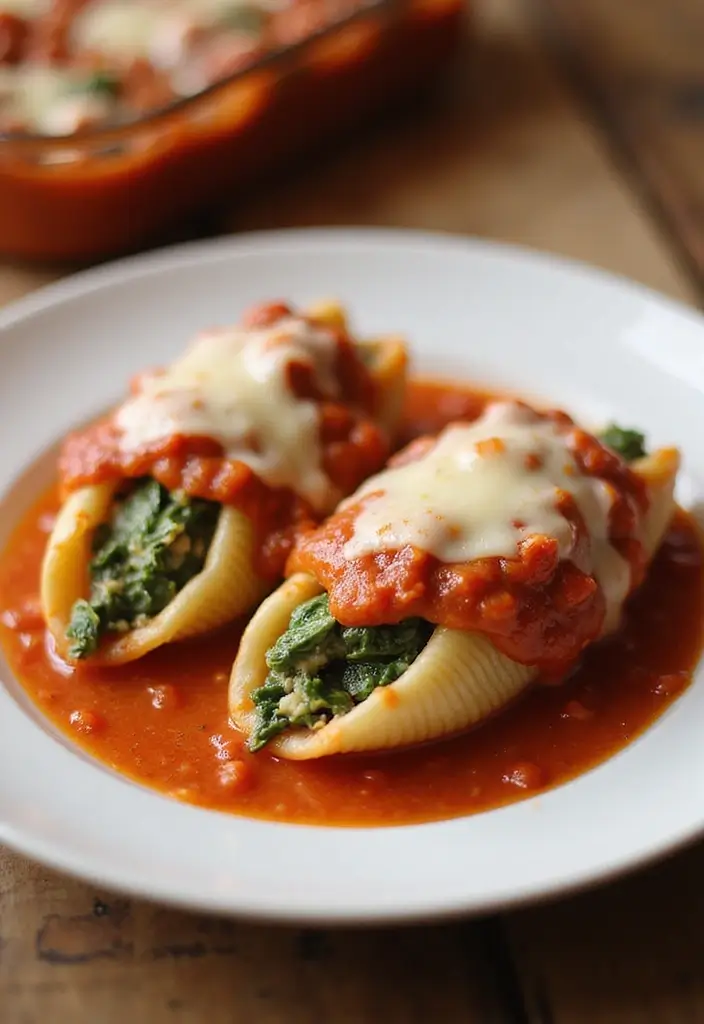 25 Freezer Meals for Surgery Recovery That Nourish and Heal 3 25 Freezer Meals for Surgery Recovery That Nourish and Heal - 3. Spinach and Cheese Stuffed Shells