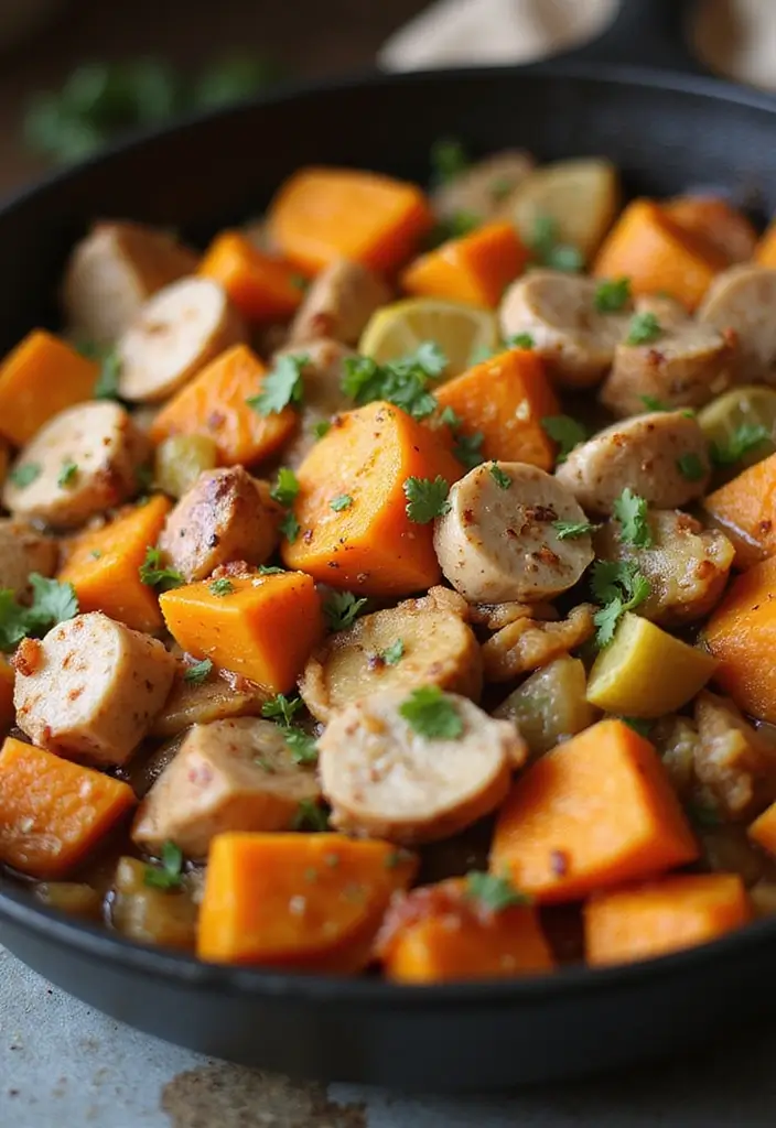 25 Freezer Meals for Surgery Recovery That Nourish and Heal 5 25 Freezer Meals for Surgery Recovery That Nourish and Heal - 5. Turkey and Sweet Potato Skillet