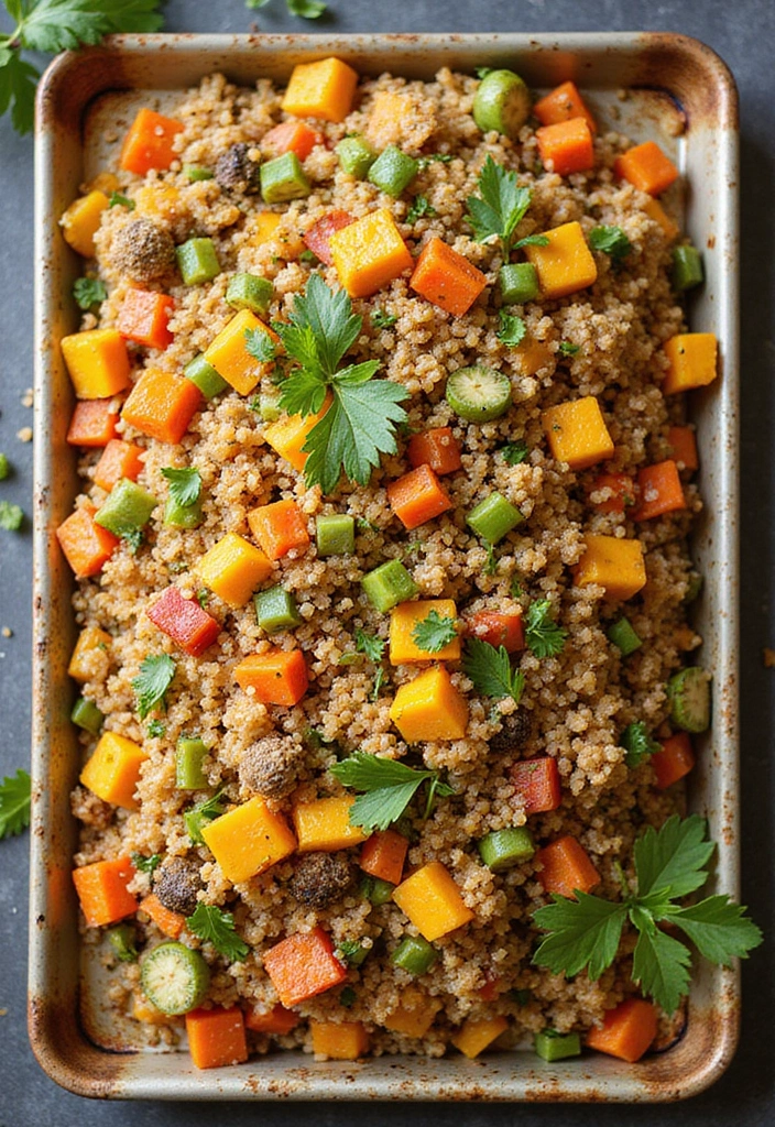 25 Freezer Sheet Pan Meal Recipes Made Simple 17 25 Freezer Sheet Pan Meal Recipes Made Simple - 17. Quinoa Fried Rice