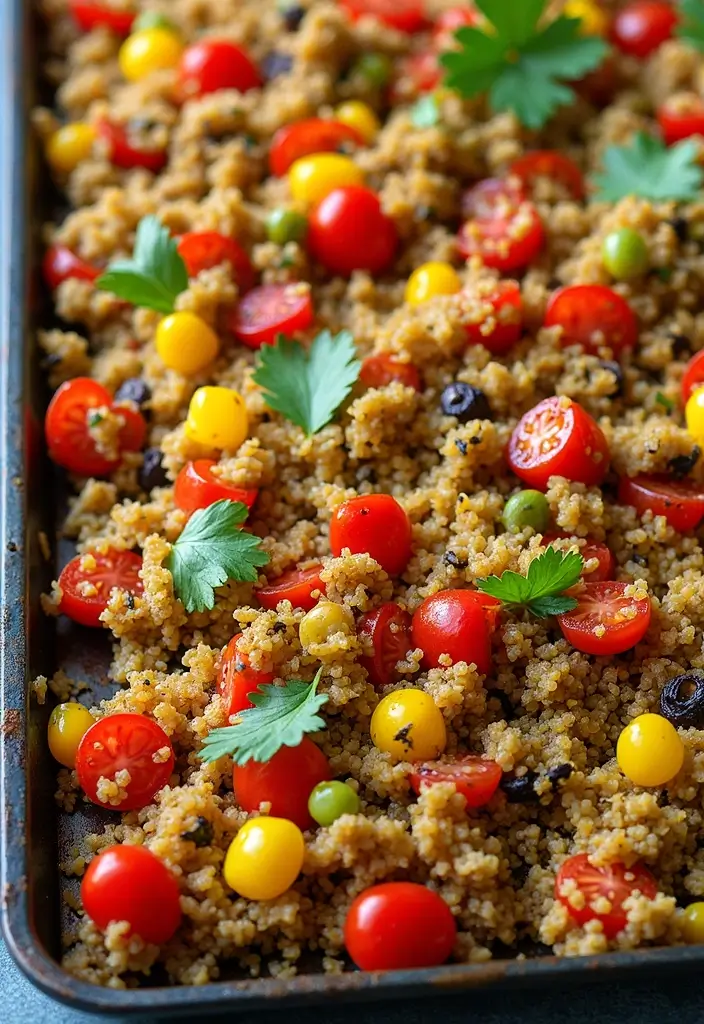 25 Freezer Sheet Pan Meal Recipes Made Simple 8 25 Freezer Sheet Pan Meal Recipes Made Simple - 8. Veggie-Packed Mexican Quinoa