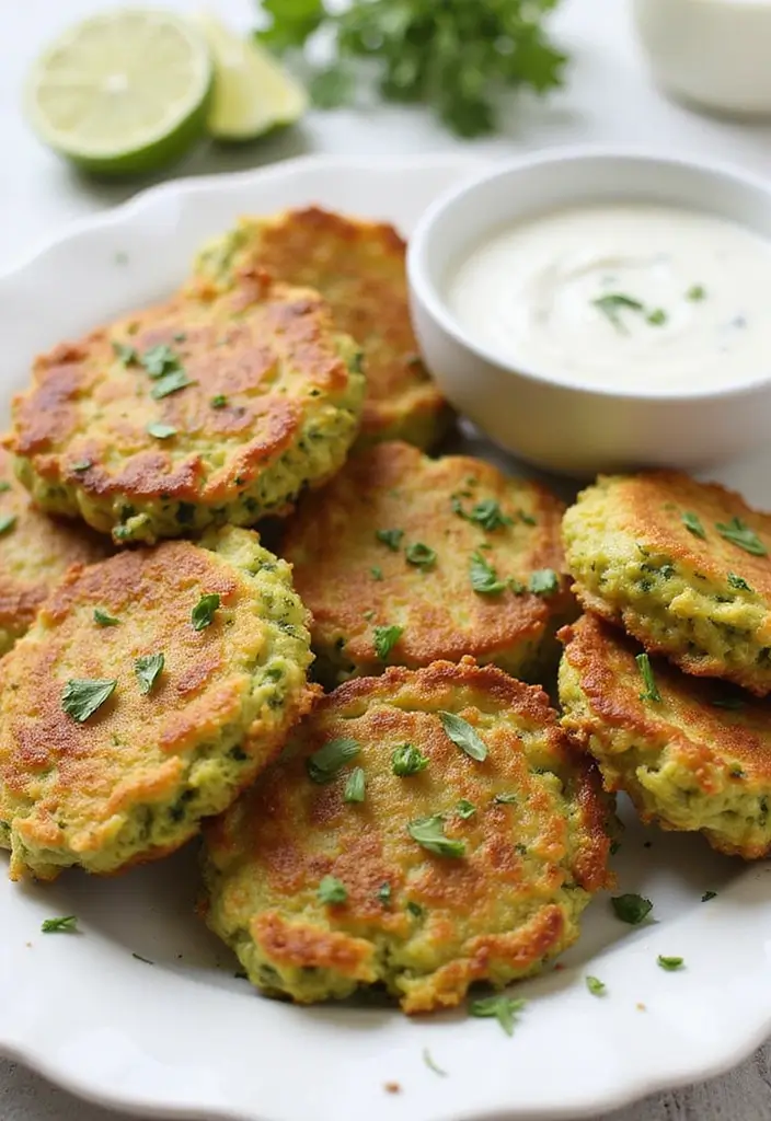 25 Freezer to Air Fryer Meals That Are Quick and Crispy - 13. Air Fryer Zucchini Fritters