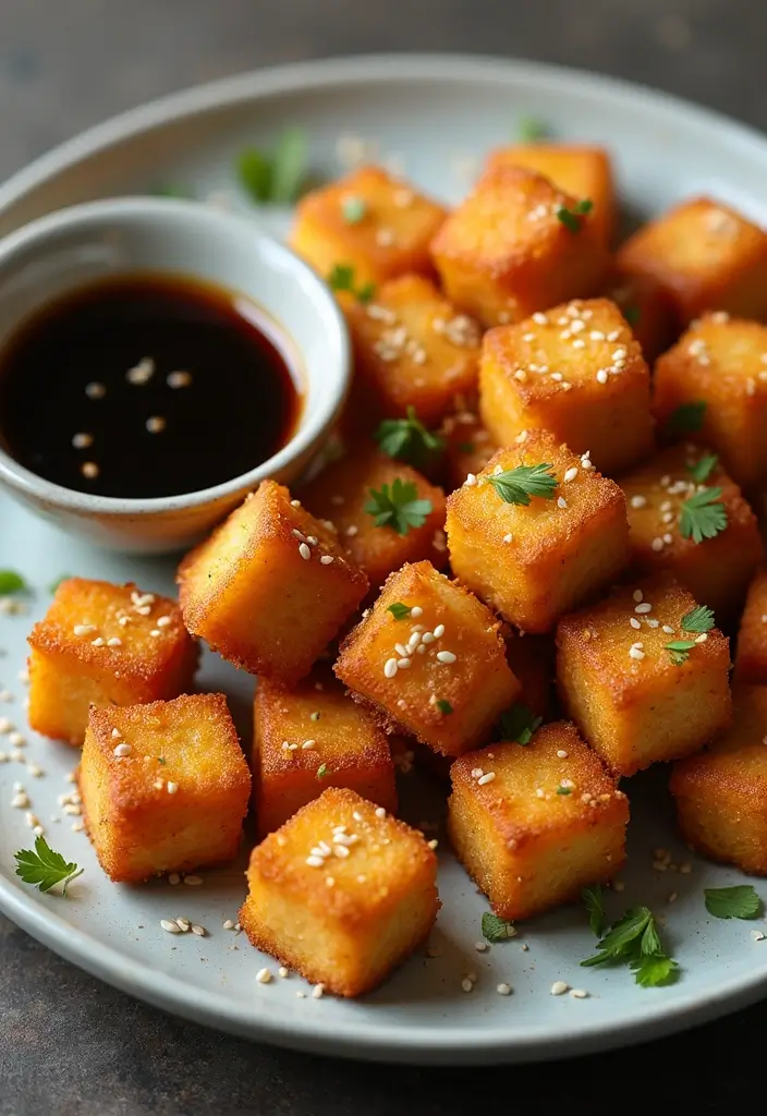 25 Freezer to Air Fryer Meals That Are Quick and Crispy - 15. Air Fryer Tofu Nuggets