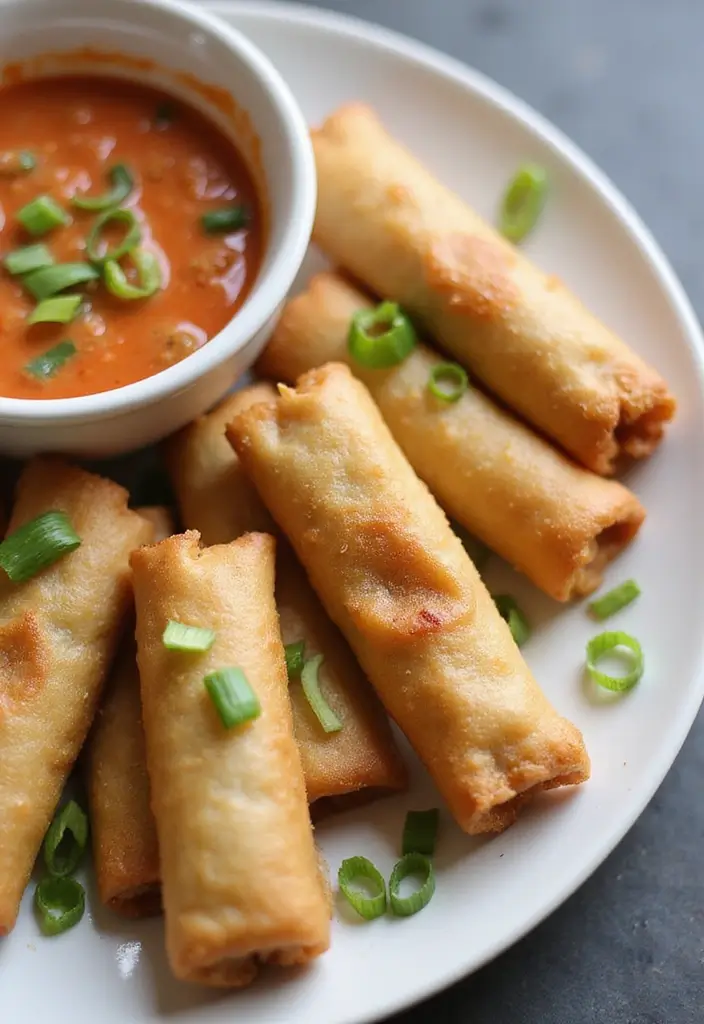 25 Freezer to Air Fryer Meals That Are Quick and Crispy - 2. Veggie-Packed Frozen Spring Rolls