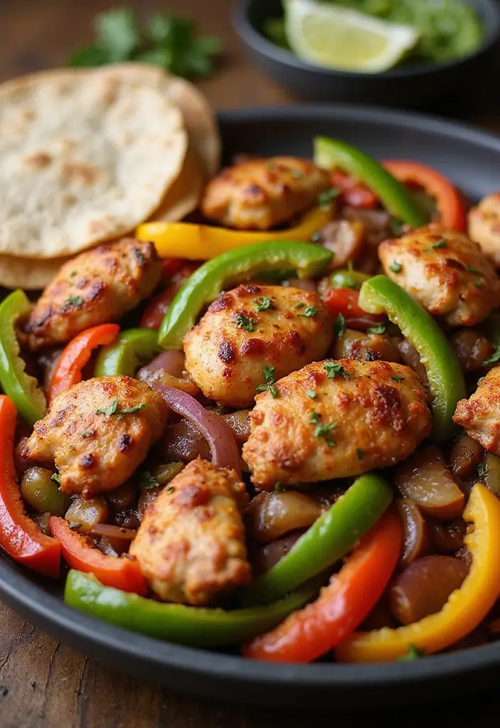 25 Freezer to Oven Meal Recipes That Are Effortless 14 25 Freezer to Oven Meal Recipes That Are Effortless - 14. Chicken Fajitas