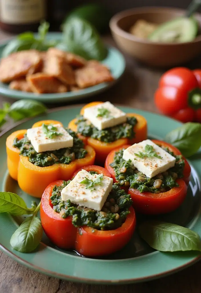 25 Gluten Free Freezer Meal Recipes That Are Family Friendly 11 25 Gluten Free Freezer Meal Recipes That Are Family Friendly - 11. Spinach and Feta Stuffed Peppers