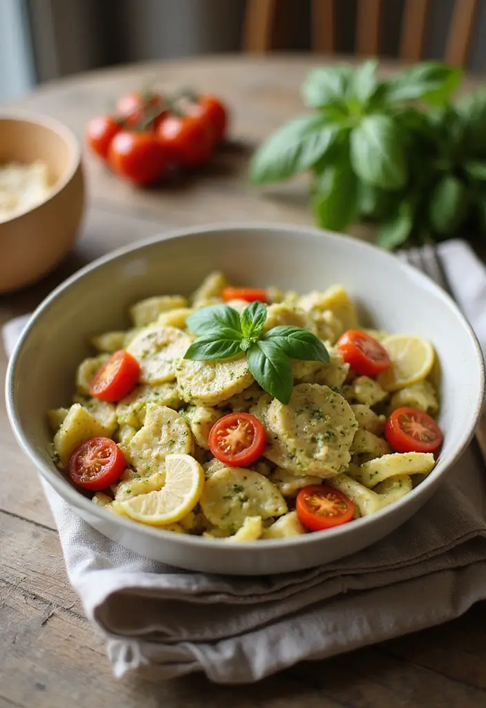 25 Gluten Free Freezer Meal Recipes That Are Family Friendly 13 25 Gluten Free Freezer Meal Recipes That Are Family Friendly - 13. Chicken Pesto Pasta