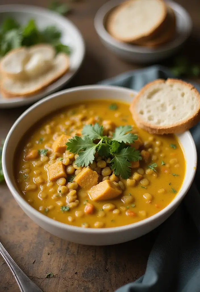25 Gluten Free Freezer Meal Recipes That Are Family Friendly 7 25 Gluten Free Freezer Meal Recipes That Are Family Friendly - 7. Coconut Curry Lentil Soup