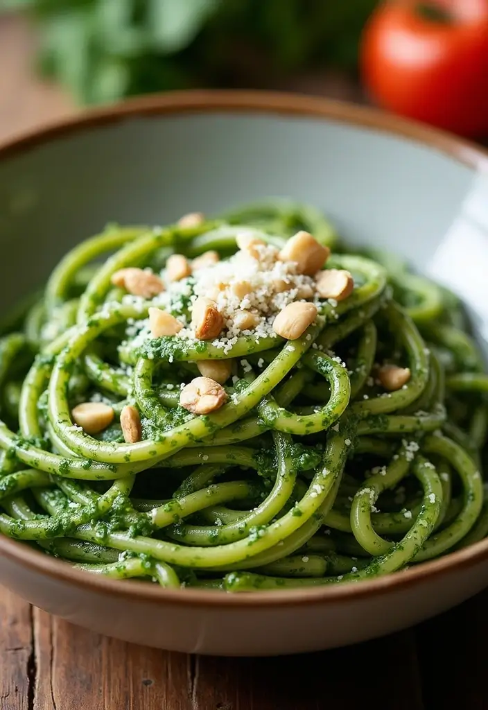 25 Gluten Free Freezer Meals for Easy Healthy Eating 19 25 Gluten Free Freezer Meals for Easy Healthy Eating - 19. Spinach Pesto Pasta