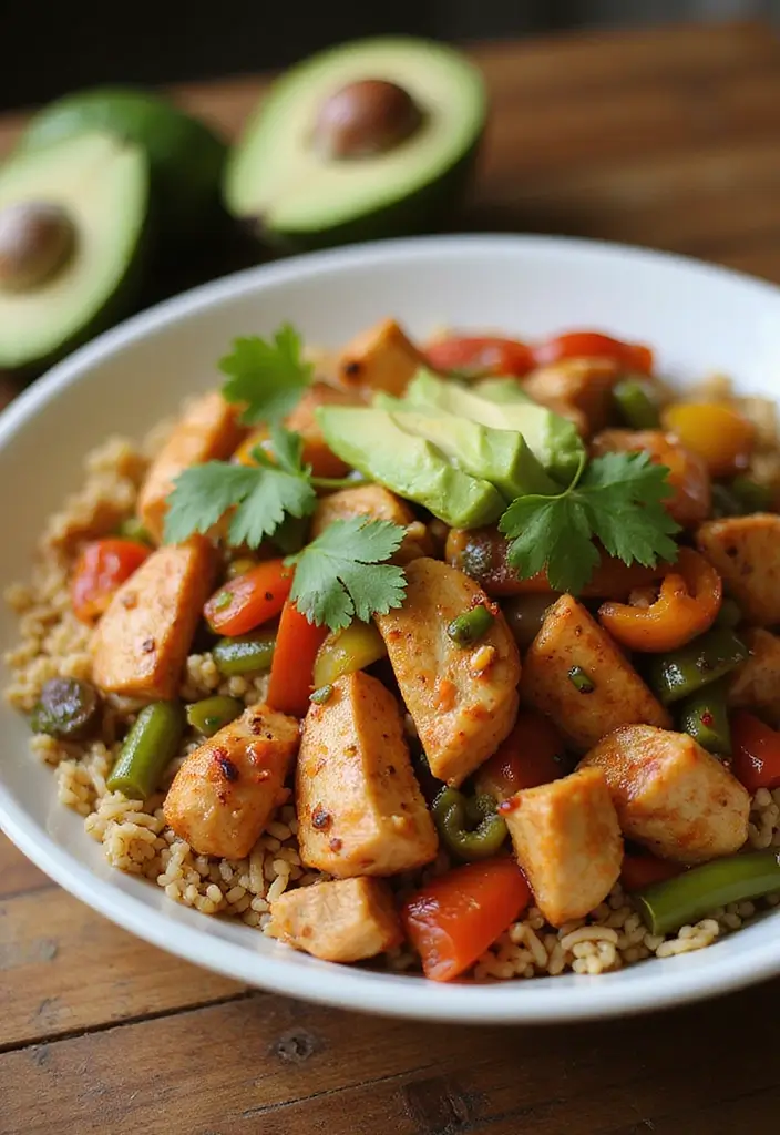 25 Gluten Free Freezer Meals for Easy Healthy Eating 21 25 Gluten Free Freezer Meals for Easy Healthy Eating - 21. Chicken Fajita Bowl