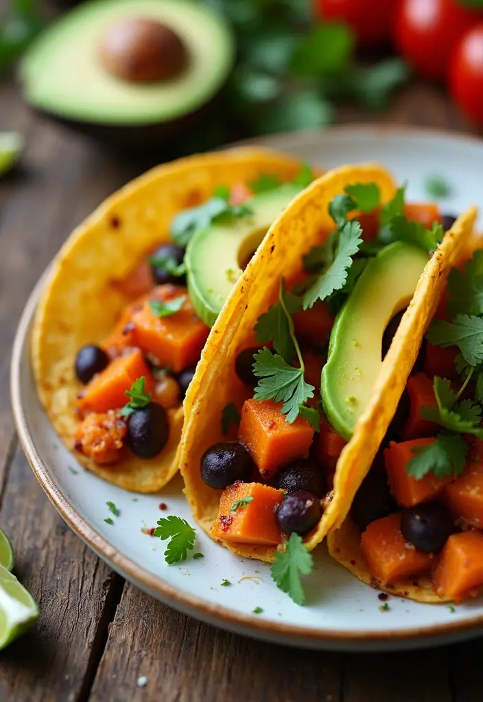 25 Healthy Crockpot Freezer Meals You Can Make in 1 Hour 11 25 Healthy Crockpot Freezer Meals You Can Make in 1 Hour - 11. Silky Sweet Potato and Black Bean Tacos