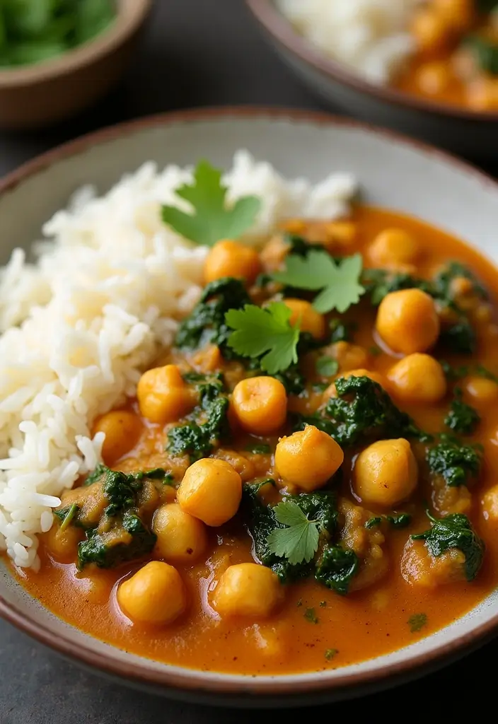 25 Healthy Crockpot Freezer Meals You Can Make in 1 Hour 22 25 Healthy Crockpot Freezer Meals You Can Make in 1 Hour - 22. Chickpea and Spinach Curry