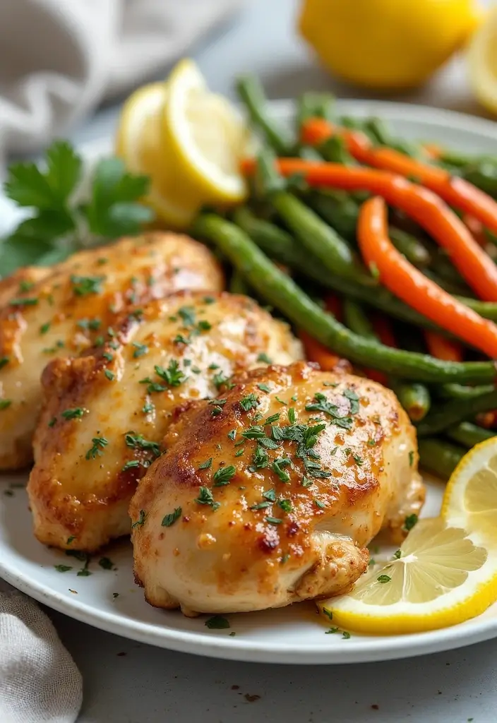 25 Healthy Crockpot Freezer Meals You Can Make in 1 Hour 4 25 Healthy Crockpot Freezer Meals You Can Make in 1 Hour - 4. Lemon Garlic Chicken