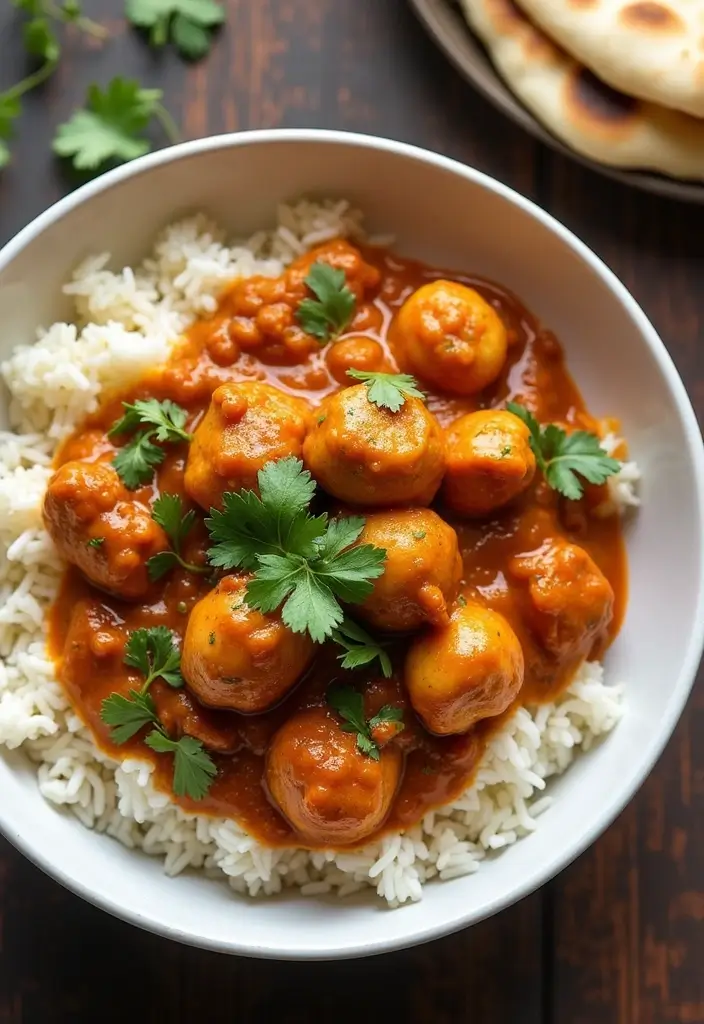 25 High Protein Crock Pot Freezer Meals for Meal Prep - 9. Chicken Tikka Masala