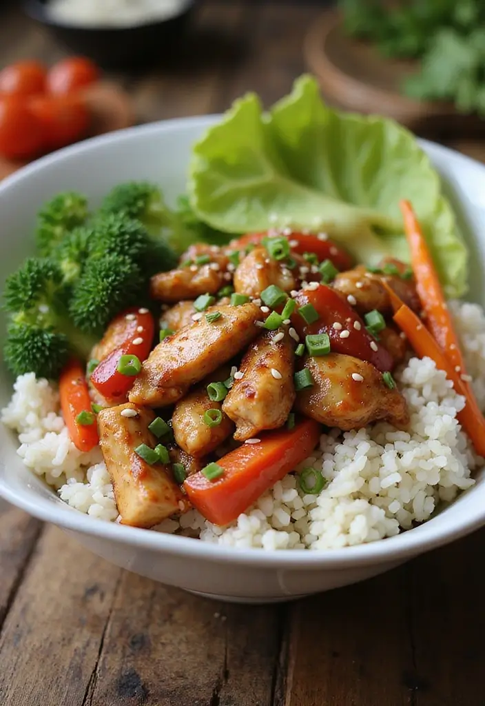 25 Kid Friendly Freezer Crockpot Meals That Parents Love - 19. Teriyaki Chicken Rice Bowl