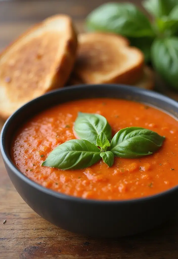 25 Kid Friendly Freezer Crockpot Meals That Parents Love - 4. Creamy Tomato Basil Soup
