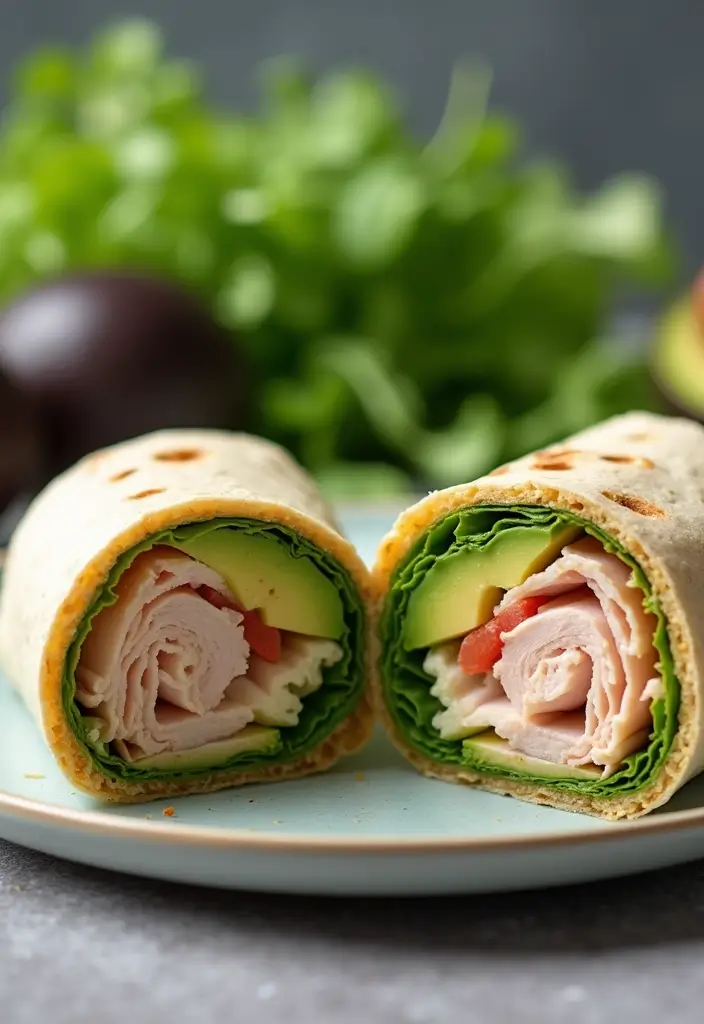 25 Leftover Turkey Freezer Meal Recipes for Creative Dinners 18 25 Leftover Turkey Freezer Meal Recipes for Creative Dinners - 18. Turkey and Avocado Wrap