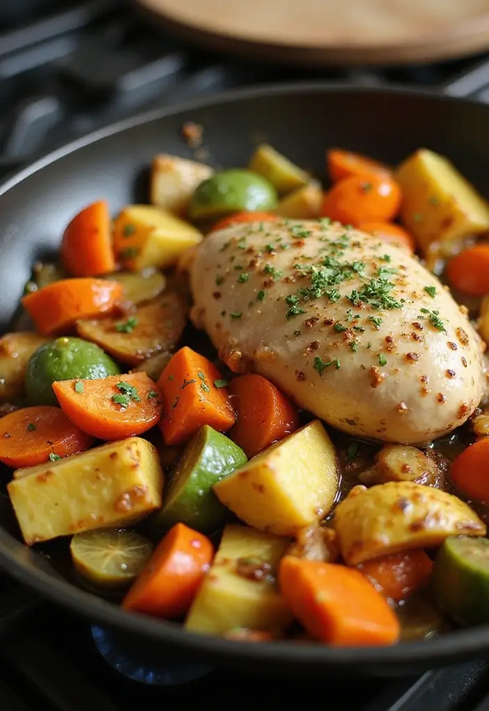 25 Leftover Turkey Freezer Meal Recipes for Creative Dinners 21 25 Leftover Turkey Freezer Meal Recipes for Creative Dinners - 21. Turkey and Vegetable Skillet