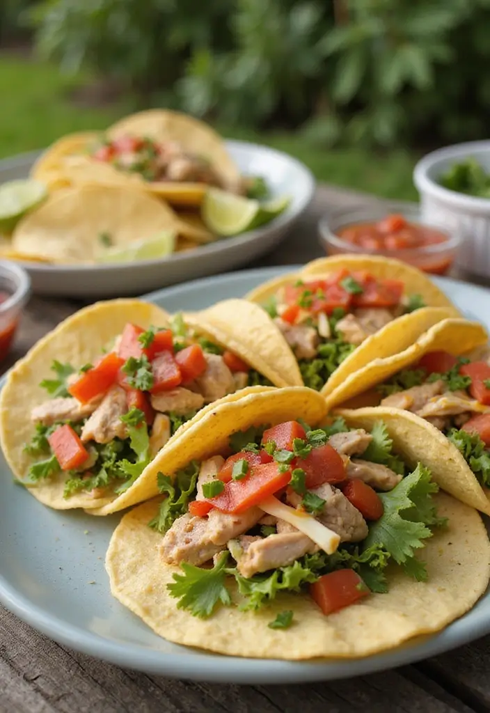 25 Leftover Turkey Freezer Meal Recipes for Creative Dinners 3 25 Leftover Turkey Freezer Meal Recipes for Creative Dinners - 3. Turkey Tacos