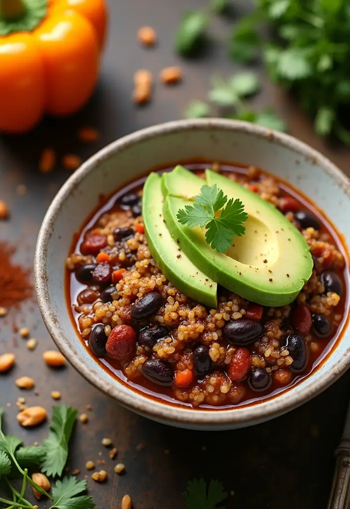 25 Low Cholesterol Freezer Meals for Heart Healthy Eating 1 25 Low Cholesterol Freezer Meals for Heart Healthy Eating - 1. Quinoa & Black Bean Chili