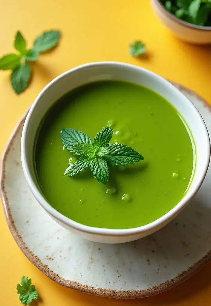 25 Low Cholesterol Freezer Meals for Heart Healthy Eating 25 25 Low Cholesterol Freezer Meals for Heart Healthy Eating - 25. Pea & Mint Soup