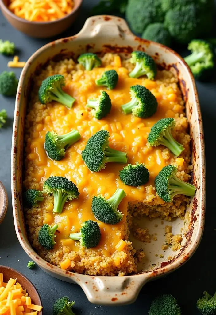 25 Low Cholesterol Freezer Meals for Heart Healthy Eating 8 25 Low Cholesterol Freezer Meals for Heart Healthy Eating - 8. Broccoli & Cheese Quinoa Bake