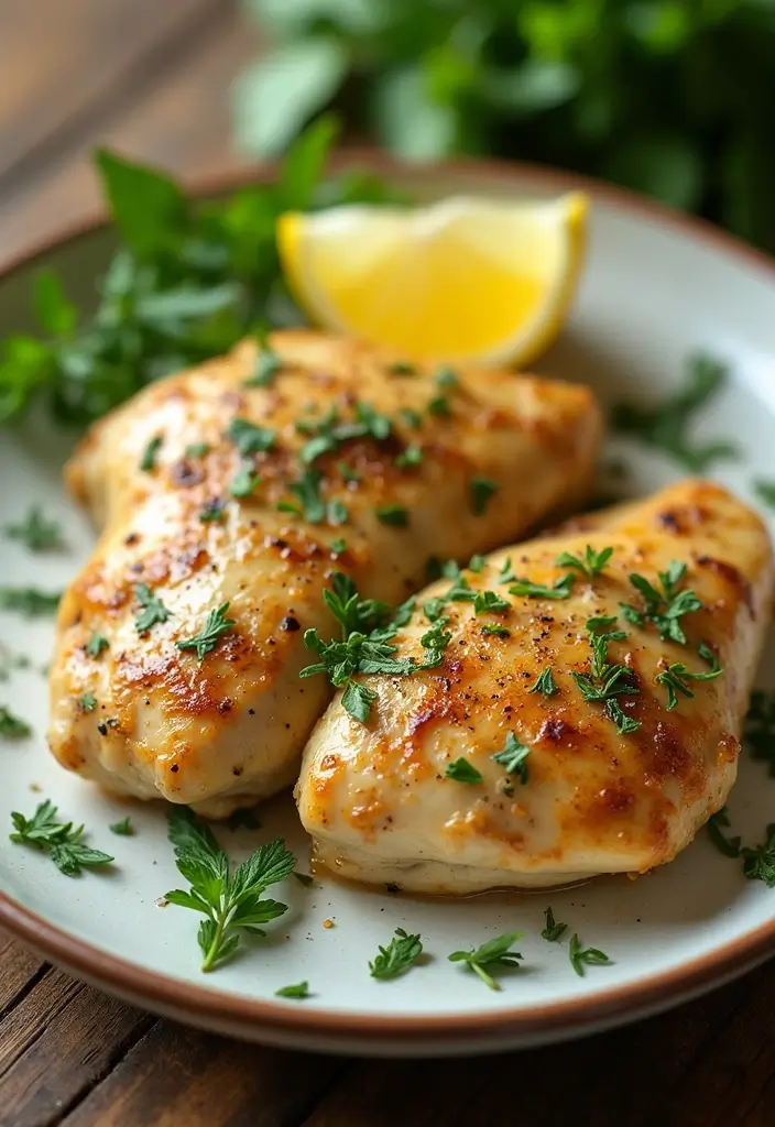 25 Low Sodium Freezer Meals for Two That Are Delicious - 1. Zesty Lemon Herb Chicken