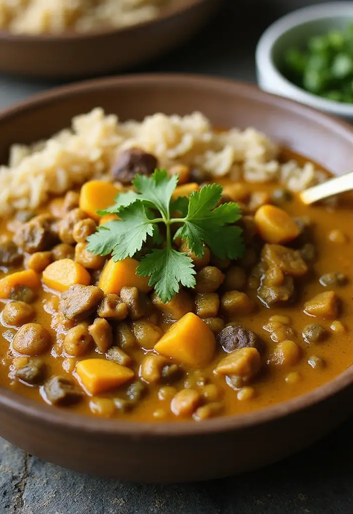 25 Low Sodium Freezer Meals for Two That Are Delicious - 11. Coconut Curry Lentils