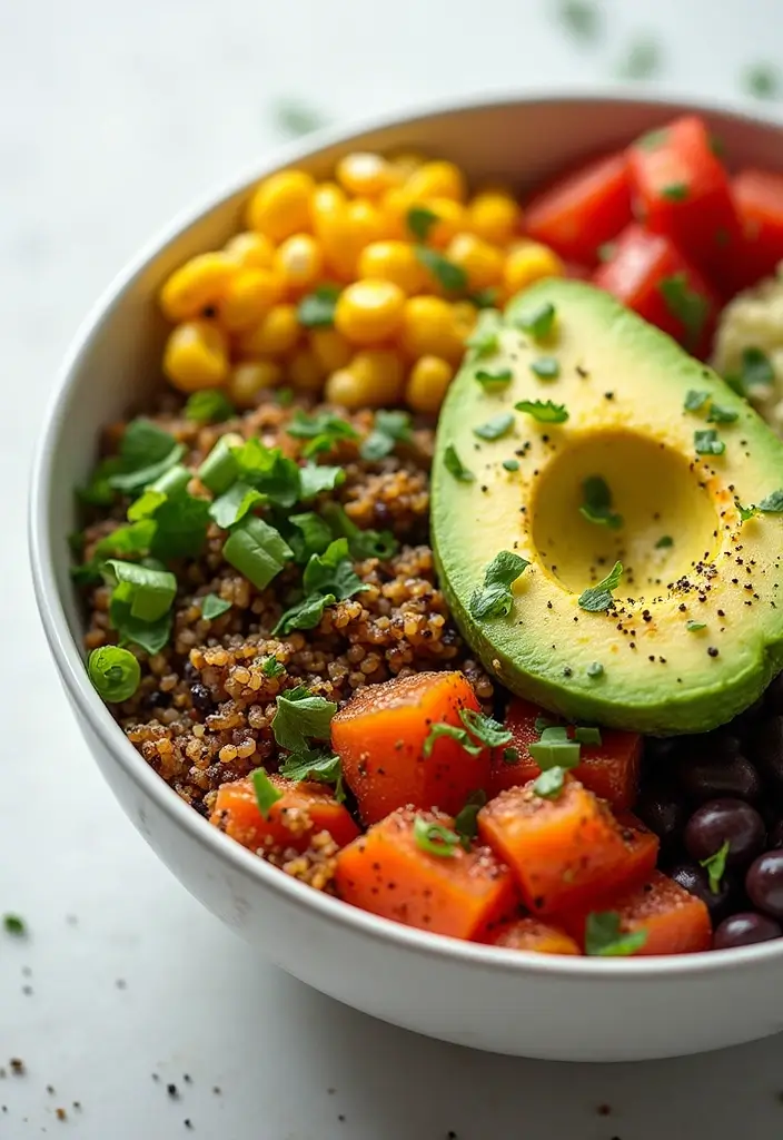 25 Low Sodium Freezer Meals for Two That Are Delicious - 13. Mexican Quinoa Bowl