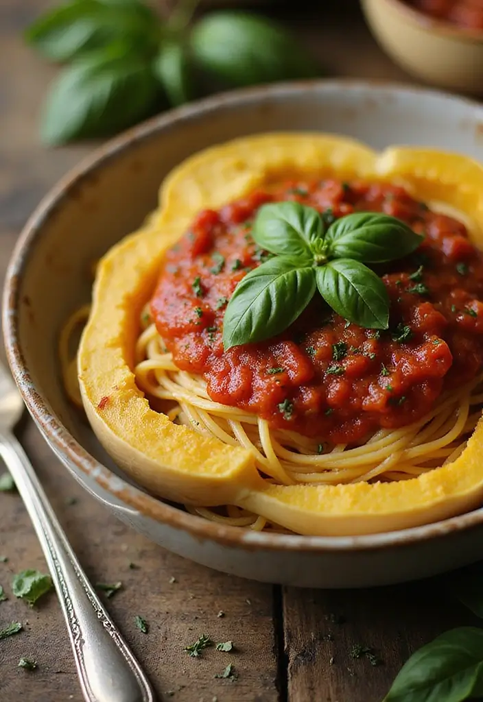 25 Low Sodium Freezer Meals for Two That Are Delicious - 16. Spaghetti Squash with Marinara