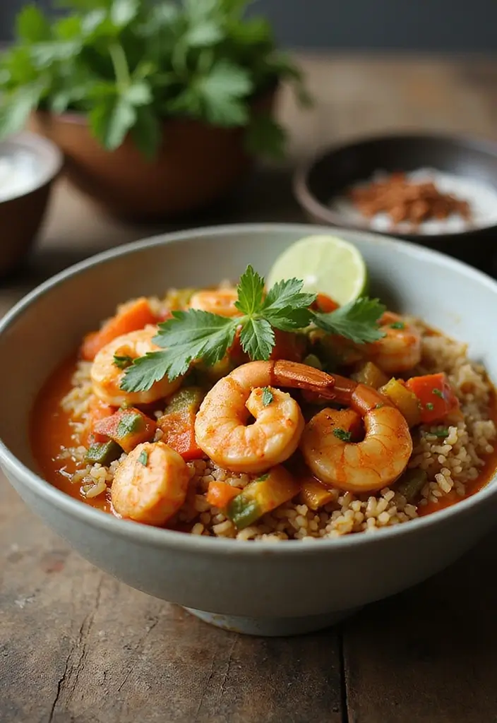 25 Low Sodium Freezer Meals for Two That Are Delicious - 4. Thai Red Curry Shrimp