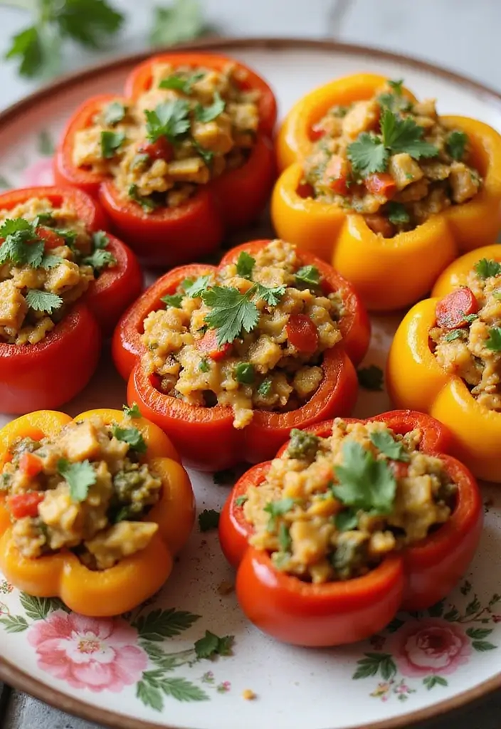 25 Low Sodium Freezer Meals for Two That Are Delicious - 5. Stuffed Bell Peppers