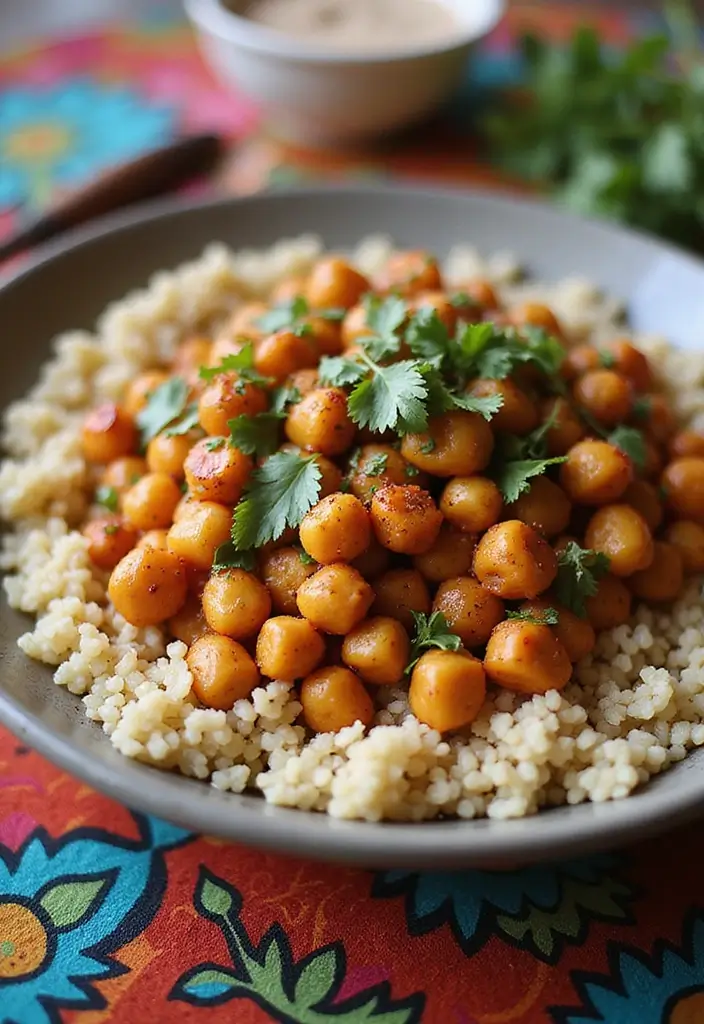 25 Low Sodium Freezer Meals for Two That Are Delicious - 7. Moroccan Spiced Chickpeas