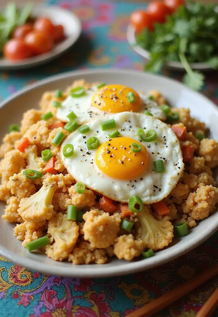 25 Low Sodium Freezer Meals for Two That Are Delicious - 9. Cauliflower Fried Rice