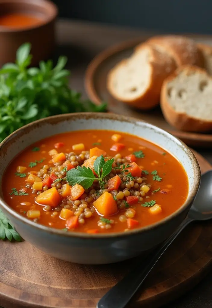 25 Make Ahead Freezer Meals for Diabetics That Taste Great 2 25 Make Ahead Freezer Meals for Diabetics That Taste Great - 2. Vegetable Lentil Soup