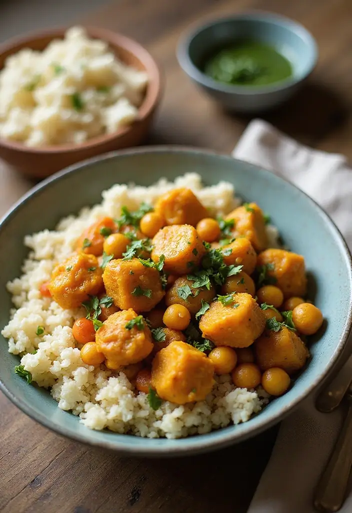 25 Make Ahead Freezer Meals for Diabetics That Taste Great 5 25 Make Ahead Freezer Meals for Diabetics That Taste Great - 5. Cauliflower and Chickpea Curry